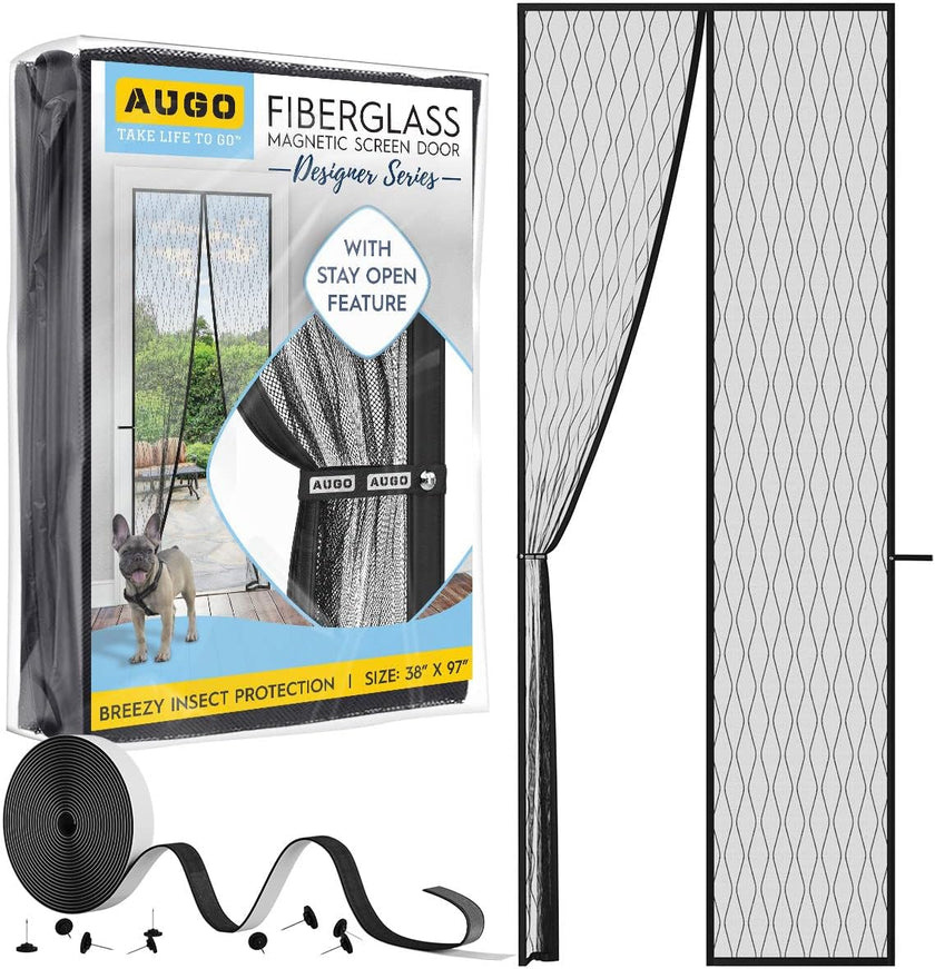 Fiberglass Design Magnetic Screen Door