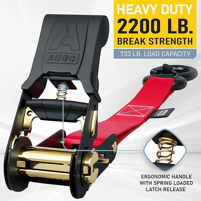 Ratchet Straps - 4 Pack - 1