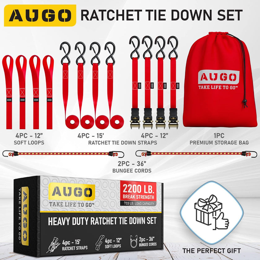 Ratchet Straps - 4 Pack - 1
