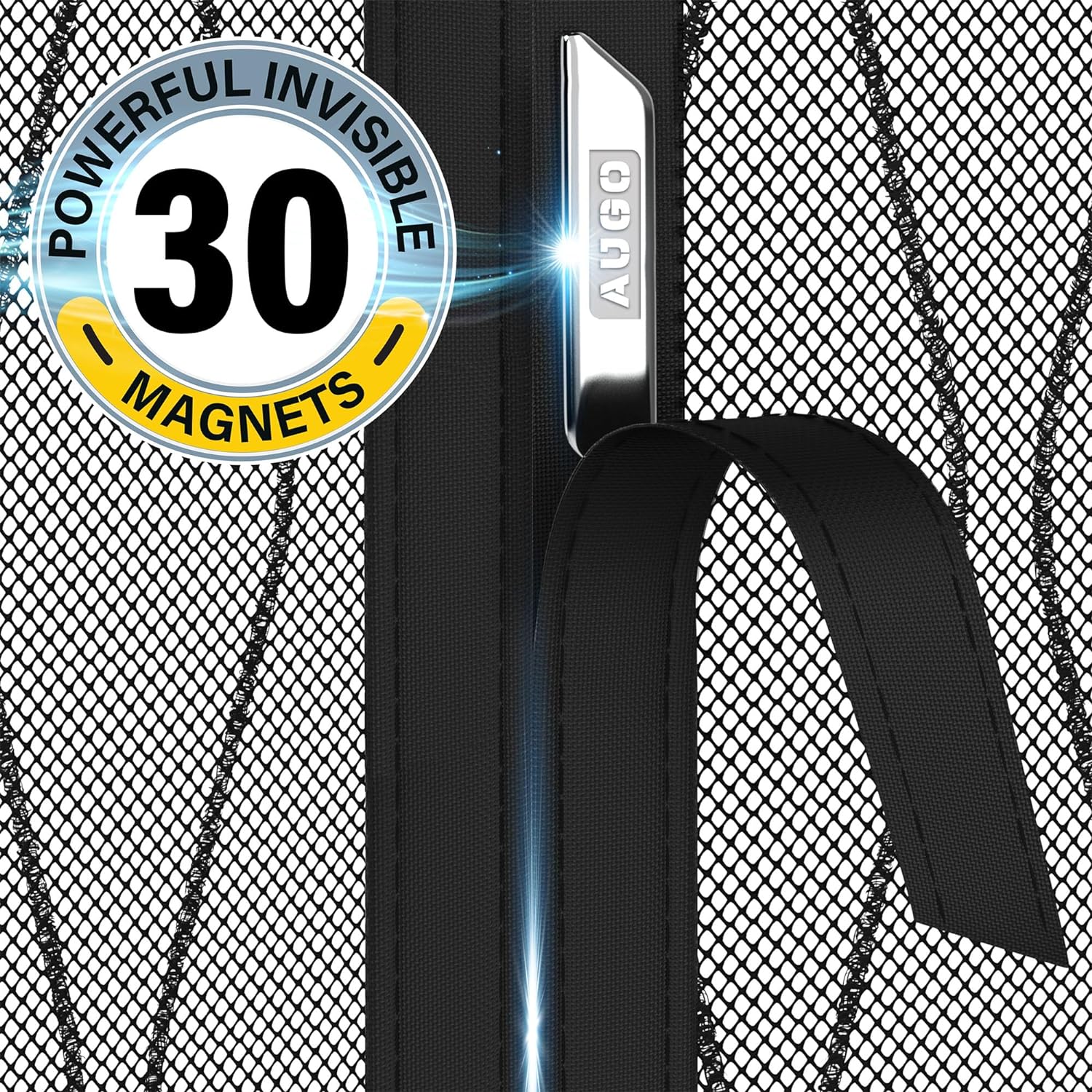 Fiberglass Designed Magnetic Screen Door