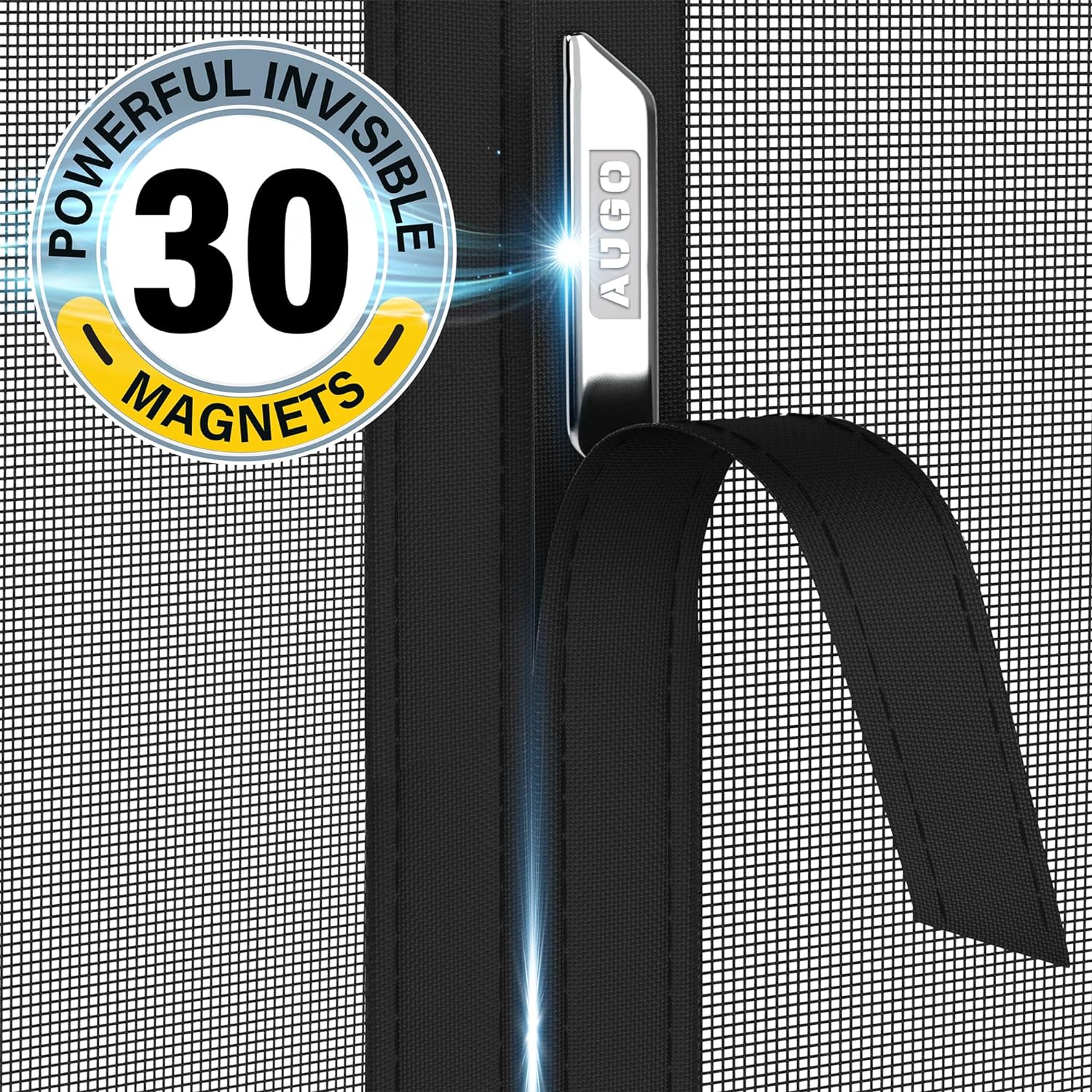 Fiberglass Side Opening Magnetic Screen Door