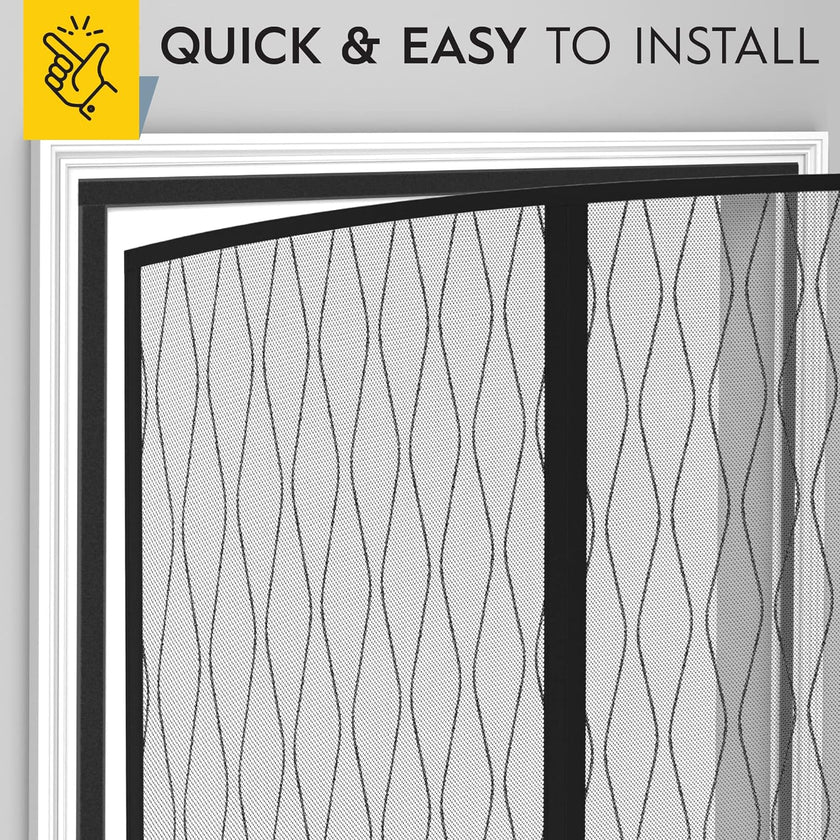 Fiberglass Design Magnetic Screen Door