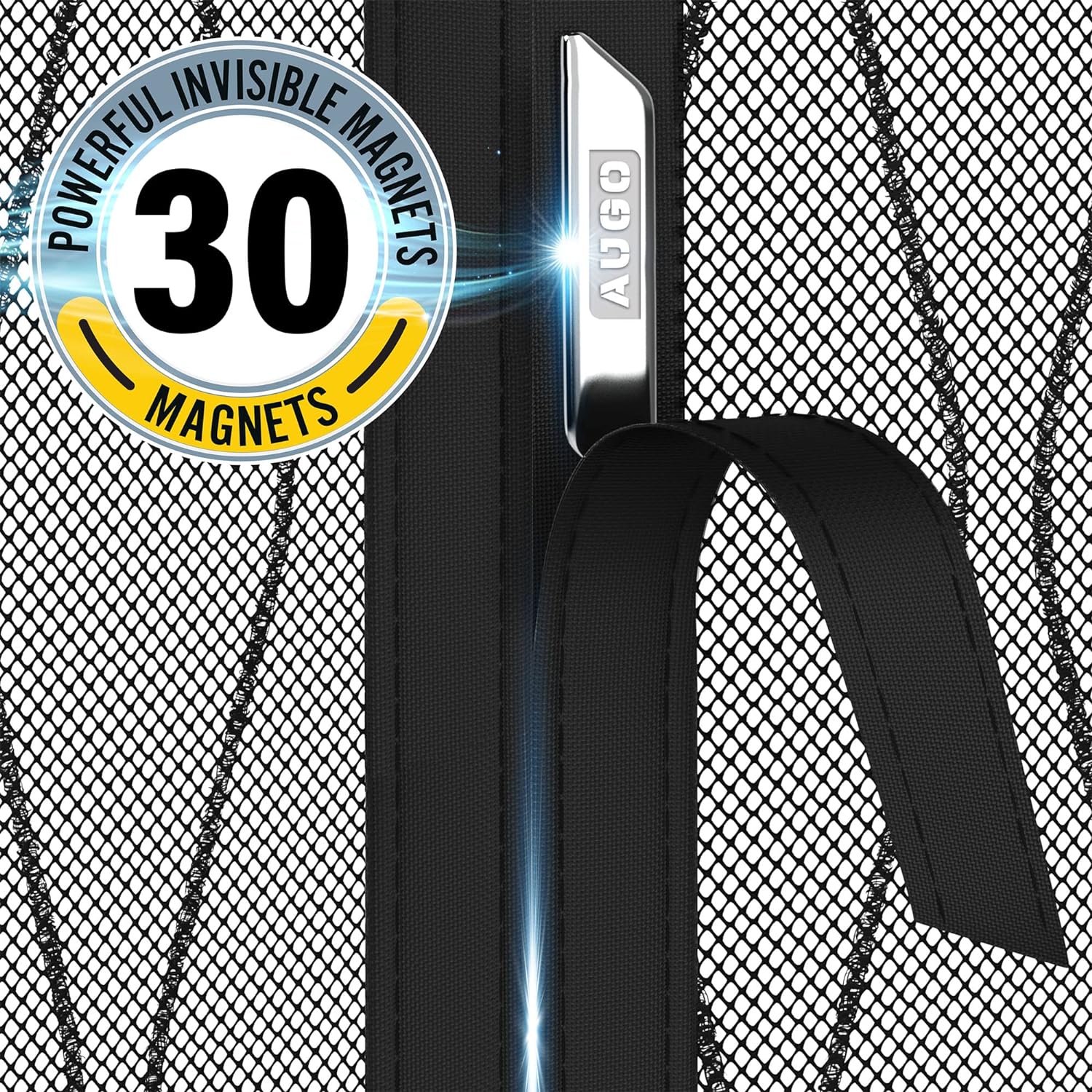 Fiberglass Designed Magnetic Screen Door
