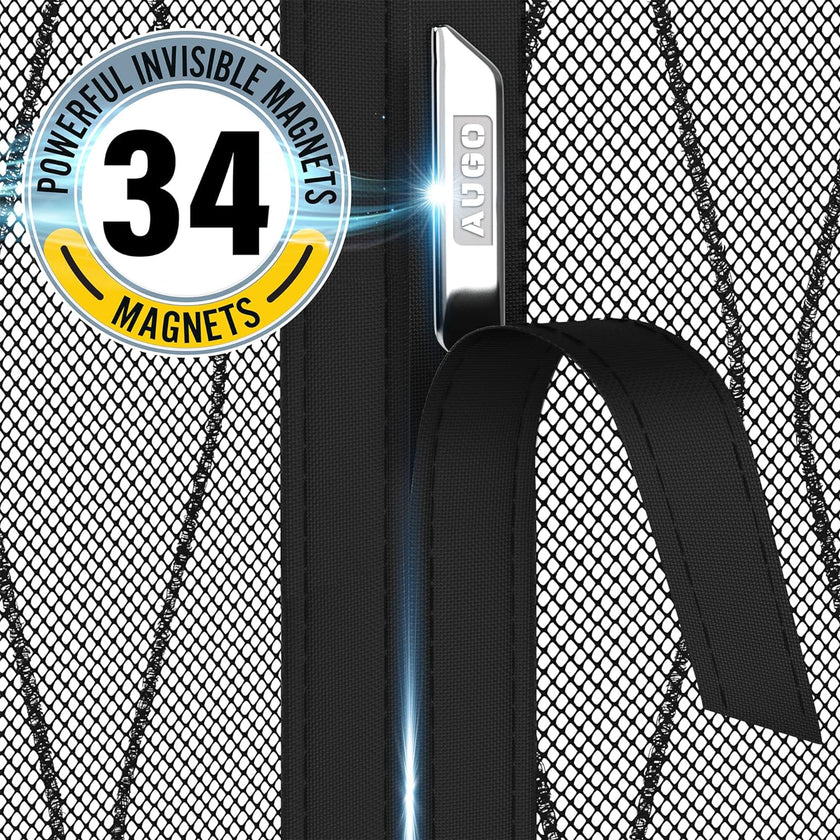 Fiberglass Design Magnetic Screen Door