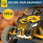 Heavy Duty Ratchet Straps - 4 Pack - 1.5" x 15 Ft - 4400 Lb Break Strength