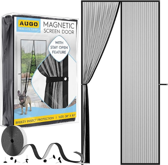 Heavy Duty Magnetic Mesh Screen Door