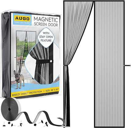 Heavy Duty Magnetic Mesh Screen Door