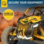 Heavy Duty Ratchet Straps - 4 Pack - 1.5" x 15 Ft - 4400 Lb Break Strength