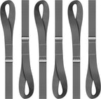 Soft Loop Tie Down Straps - 6 Pack - 1" x 12" - 4500 Lb Break Strength