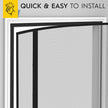 Fiberglass Side Opening Magnetic Screen Door