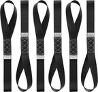 Heavy Duty Soft Loop Tie Down Straps - 6 Pack - 1.5" x 17" - 10000 Lb Break Strength