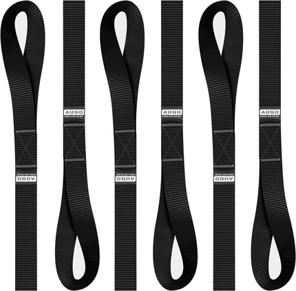 Soft Loop Tie Down Straps - 6 Pack - 4500 lb Break Strength - 1