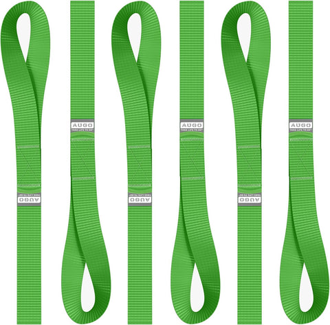 Soft Loop Tie Down Straps - 6 Pack - 4500 lb Break Strength - 1