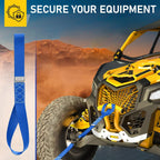 Heavy Duty Soft Loop Tie Down Straps - 6 Pack - 1.5" x 17" - 10000 Lb Break Strength