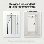 Heavy Duty Magnetic Mesh Screen Door