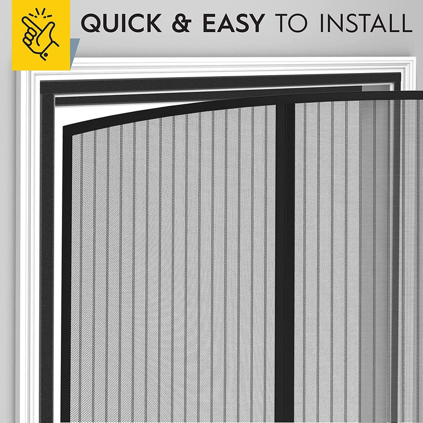 Heavy Duty Magnetic Mesh Screen Door