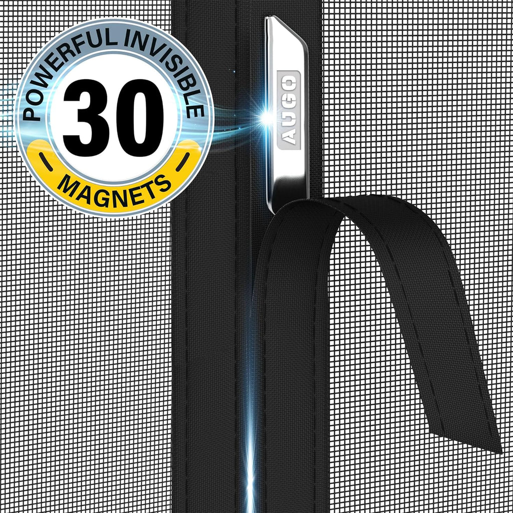 Fiberglass Side Opening Magnetic Screen Door