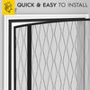 Fiberglass Side Opening Magnetic Screen Door