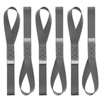 Heavy Duty Soft Loop Tie Down Straps - 6 Pack - 1.5" x 17" - 10000 Lb Break Strength