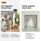 Heavy Duty Magnetic Mesh Screen Door