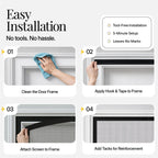 Heavy Duty Magnetic Mesh Screen Door