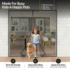 Heavy Duty Magnetic Mesh Screen Door